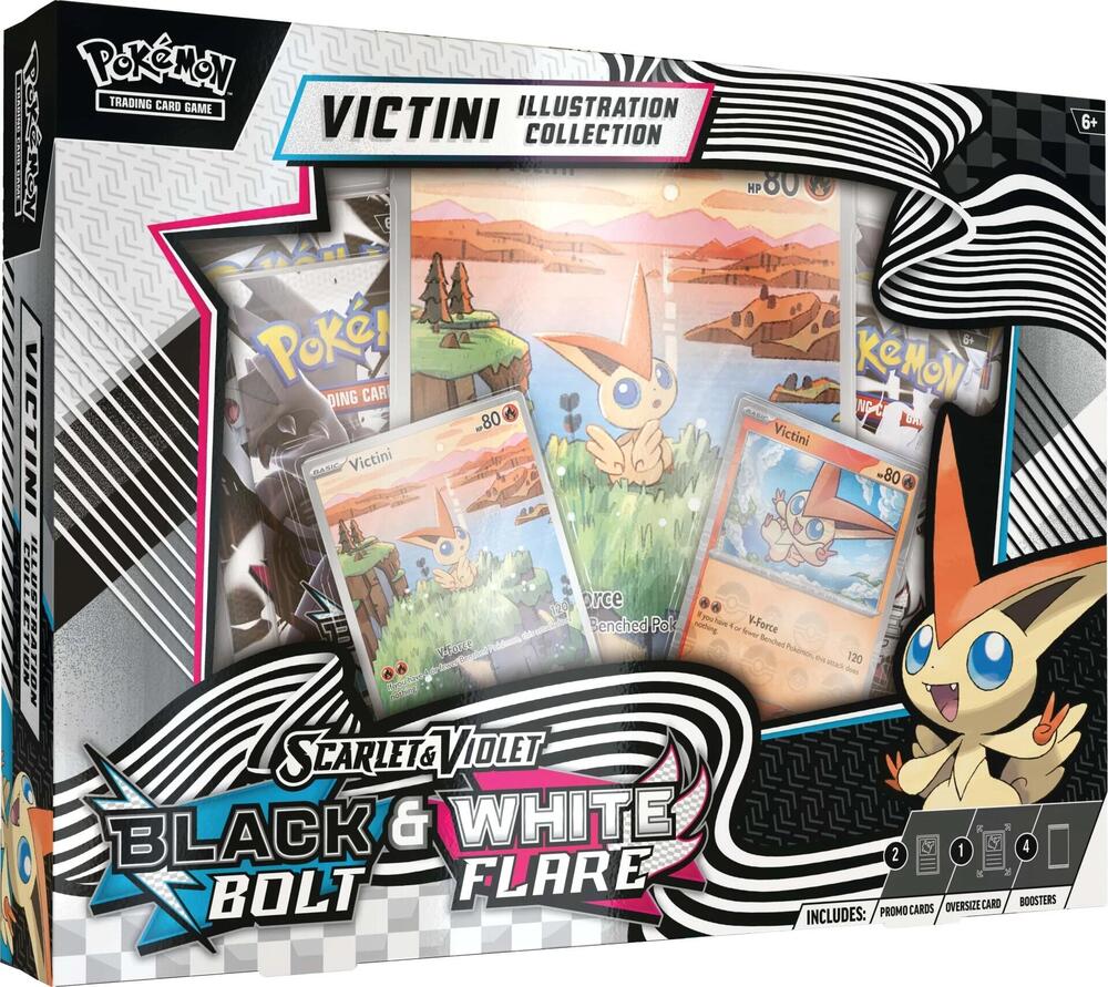 Victini Illustration Collection Black Bolt & White Flare