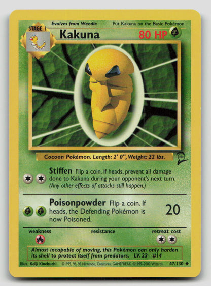 Kakuna - [Base Set 2 - 047/130] - NM