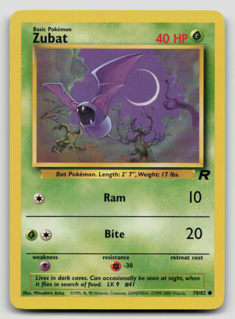 Zubat - [Team Rocket - 70/82] - Unlimited LP