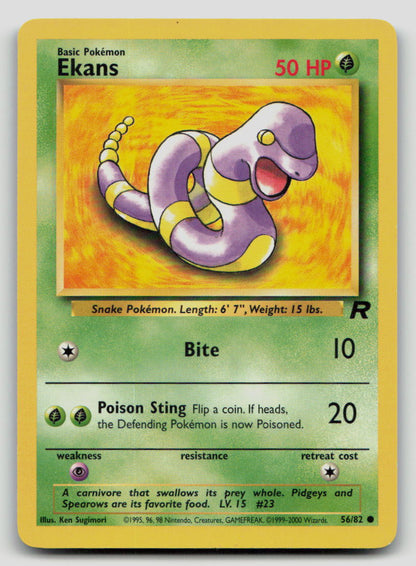 Ekans - [Team Rocket - 56/82] - Unlimited LP