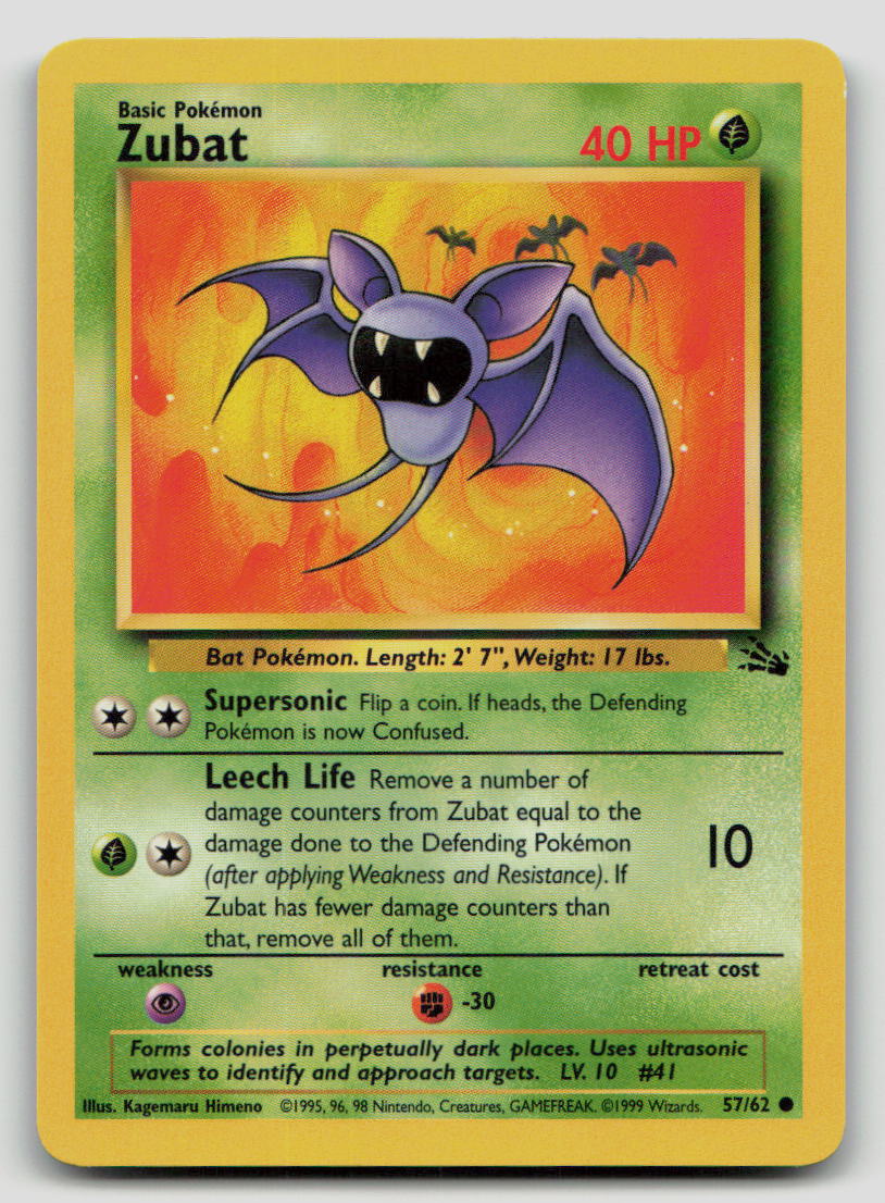 Zubat - [Fossil - 57/62] - Unlimited LP
