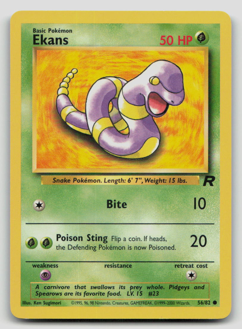 Ekans - [Team Rocket - 56/82] - Unlimited NM