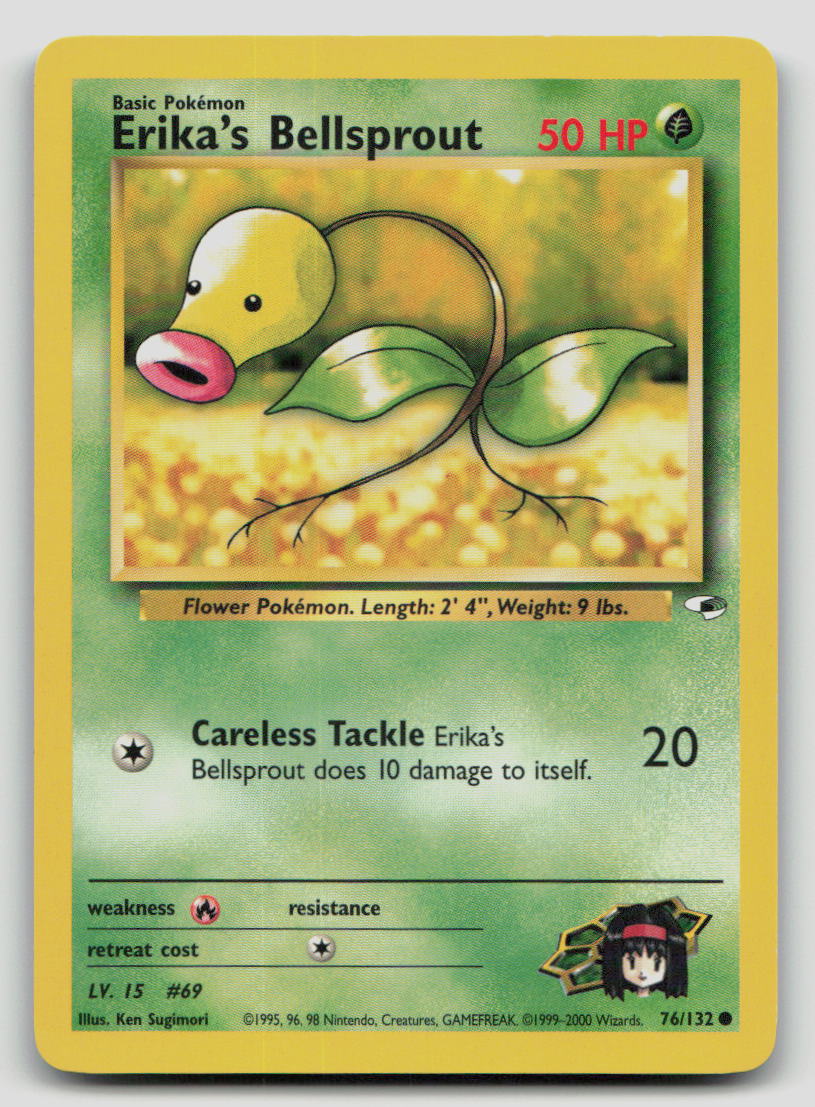 Erika's Bellsprout (76) - [Gym Heroes - 076/132] - Unlimited NM