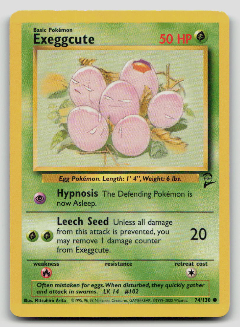 Exeggcute - [Base Set 2 - 074/130] - MP