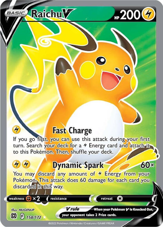 Raichu V (Full Art) - 158/172 UR