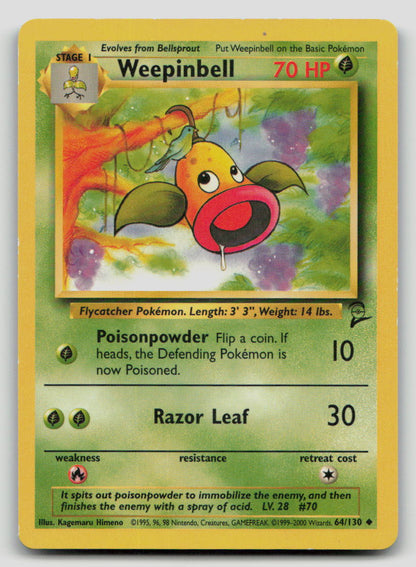 Weepinbell - [Base Set 2 - 064/130] - MP