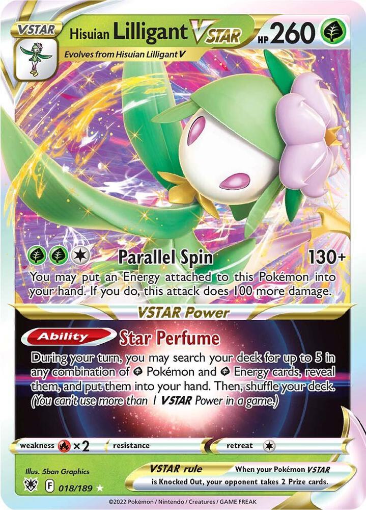 Hisuian Lilligant VSTAR - 018/189 UR