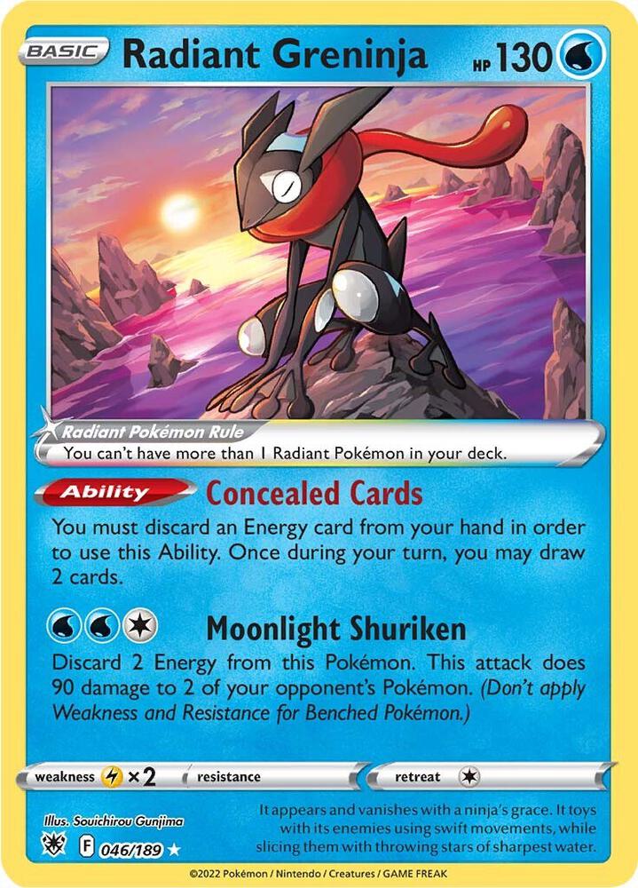 Radiant Greninja - 046/189 RR