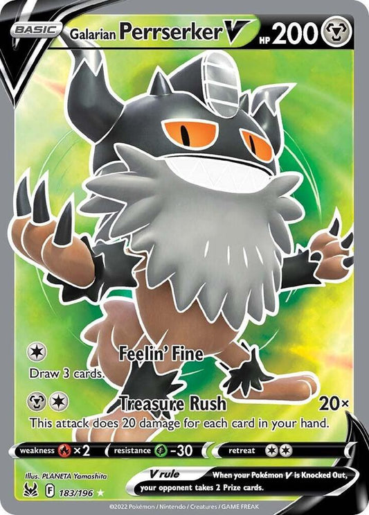 Galarian Perrserker V (Full Art) - 183/196 UR