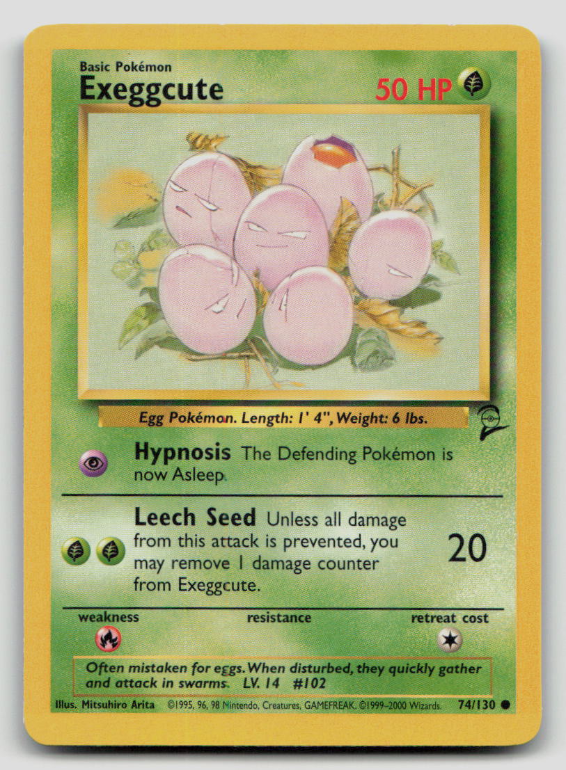 Exeggcute - [Base Set 2 - 074/130] - LP
