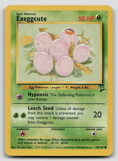 Exeggcute - [Base Set 2 - 074/130] - LP