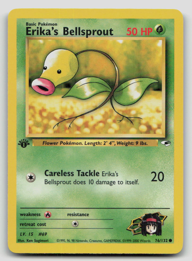 Erika's Bellsprout (76) - [Gym Heroes - 076/132] - 1st Edition NM
