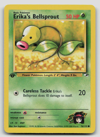 Erika's Bellsprout (76) - [Gym Heroes - 076/132] - 1st Edition NM