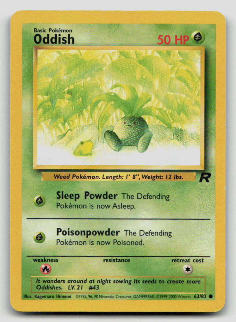 Oddish - [Team Rocket - 63/82] - Unlimited LP