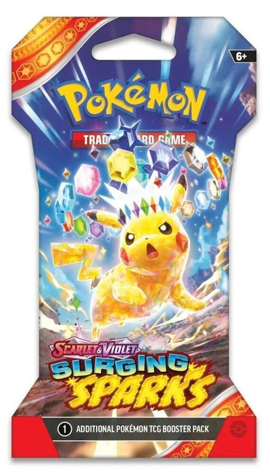 Sleeved Pokemon Surging Sparks Booster Pack