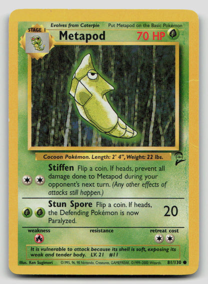 Metapod - [Base Set 2 - 081/130] - MP