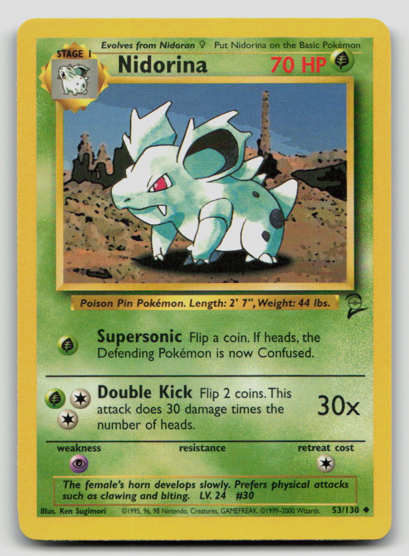 Nidorina - [Base Set 2 - 053/130] - LP