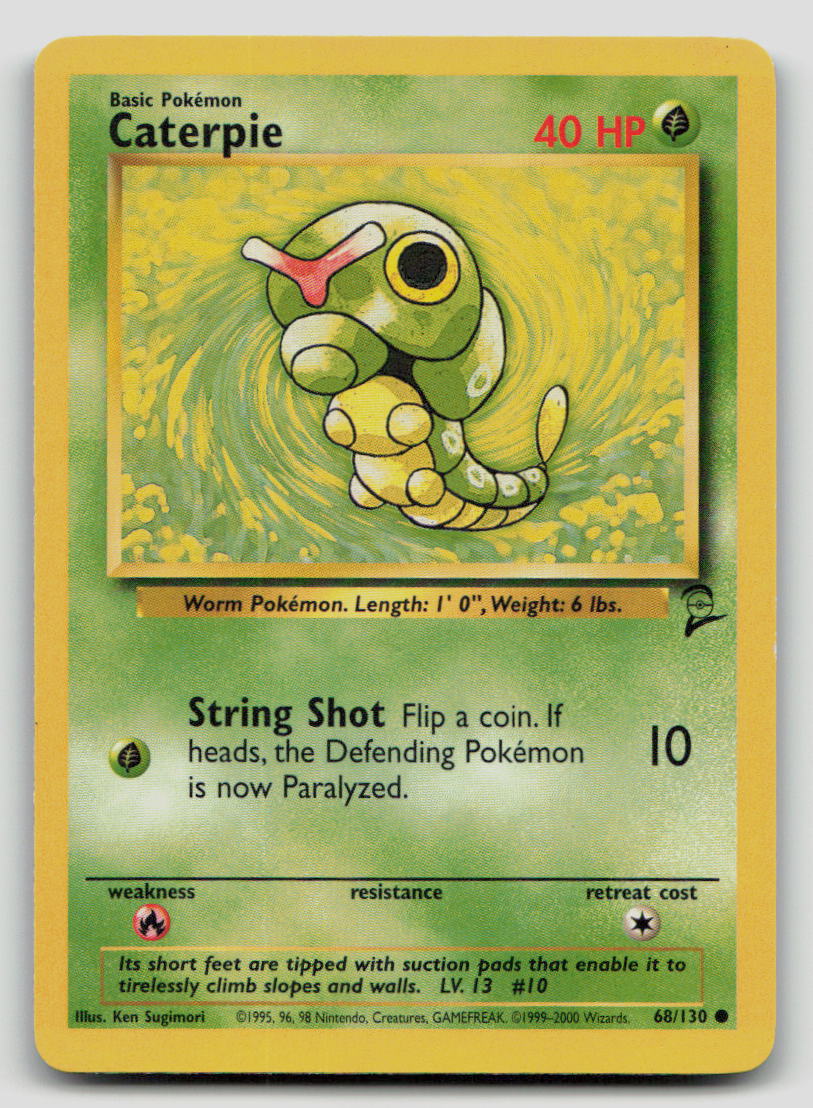 Caterpie - [Base Set 2 - 068/130] - MP