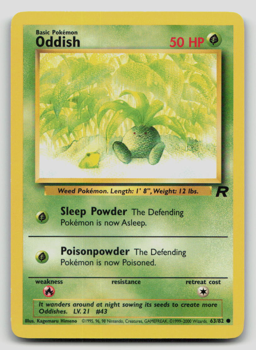 Oddish - [Team Rocket - 63/82] - Unlimited NM