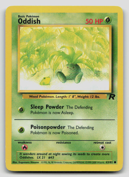 Oddish - [Team Rocket - 63/82] - Unlimited NM
