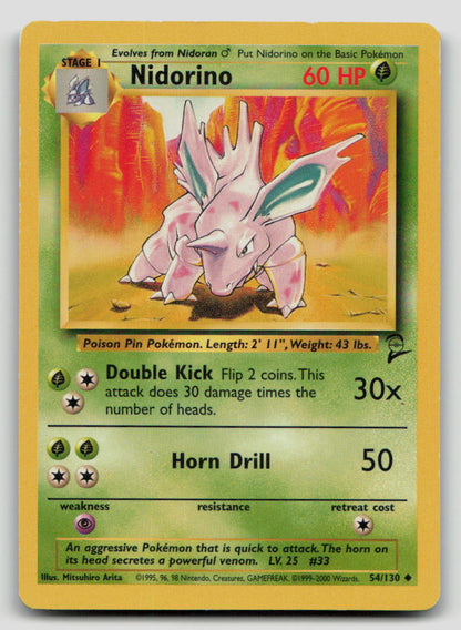 Nidorino - [Base Set 2 - 054/130] - MP