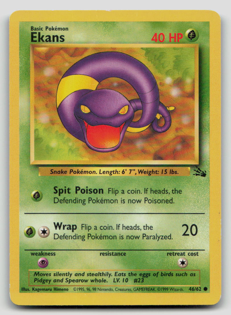 Ekans - [Fossil - 46/62] - Unlimited MP