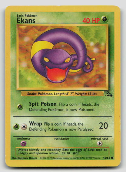 Ekans - [Fossil - 46/62] - Unlimited MP