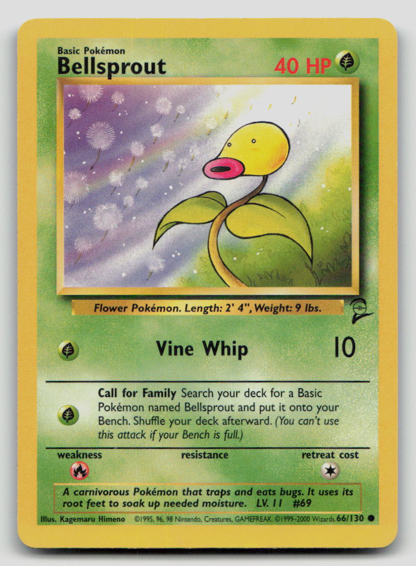 Bellsprout - [Base Set 2 - 066/130] - LP