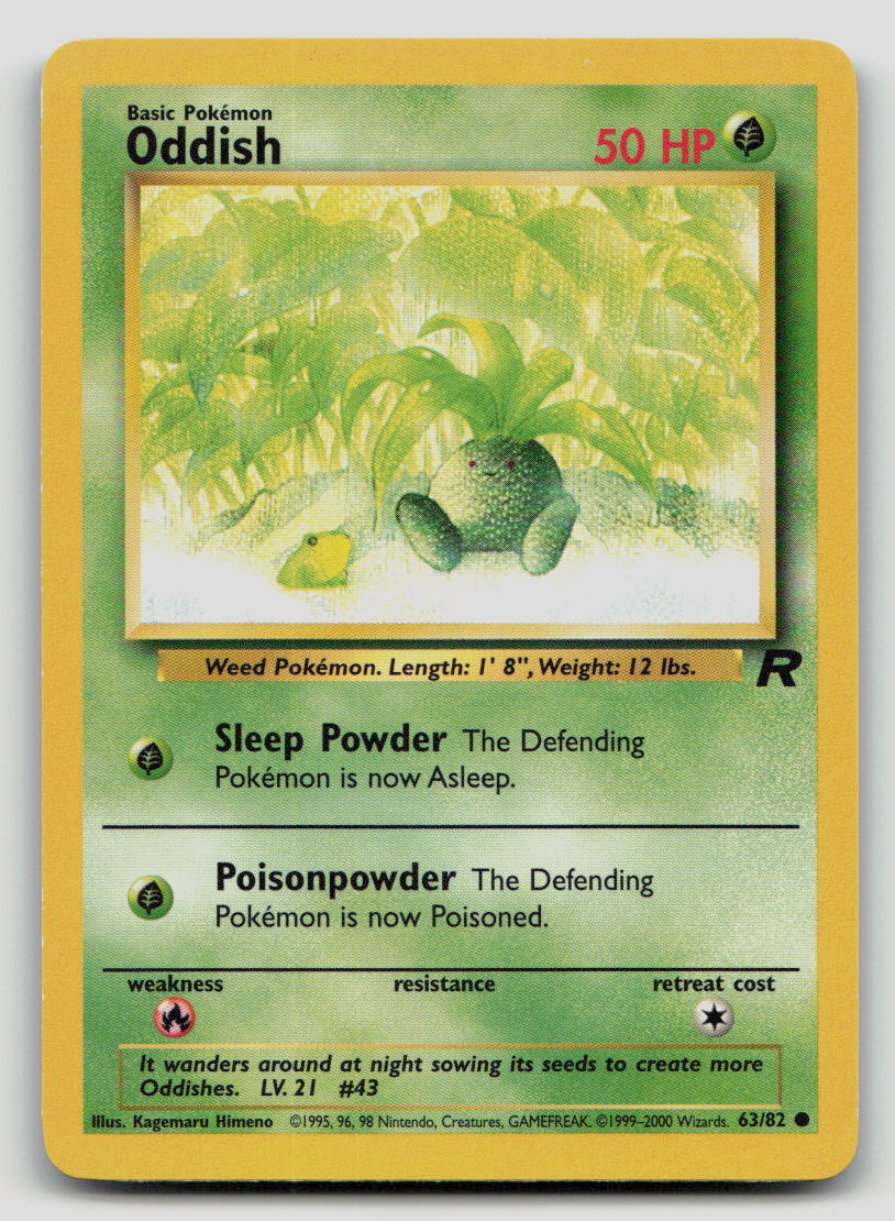Oddish - [Team Rocket - 63/82] - Unlimited MP