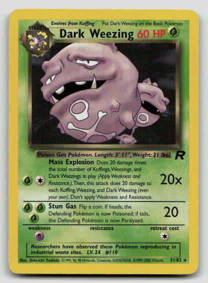 Dark Weezing (31) - [Team Rocket - 31/82] - Unlimited LP