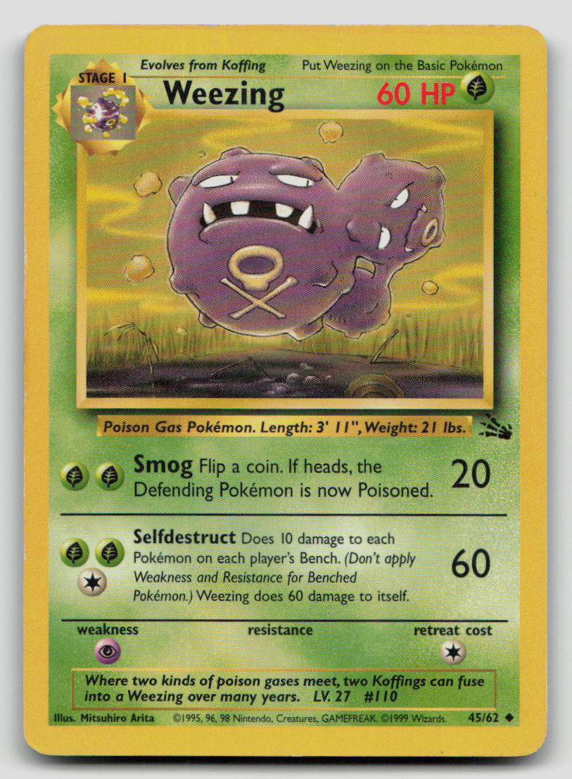 Weezing - [Fossil - 45/62] - Unlimited MP