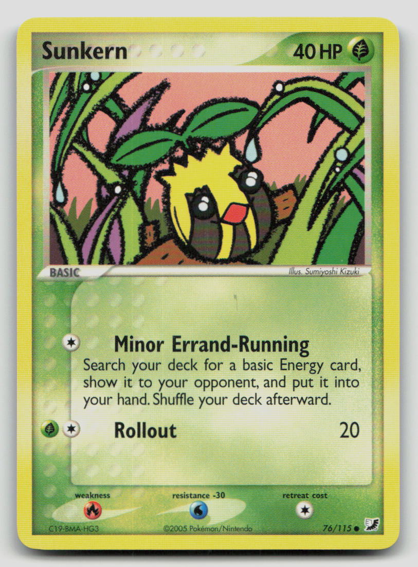 Sunkern - [EX Unseen Forces - 76/115] - NM