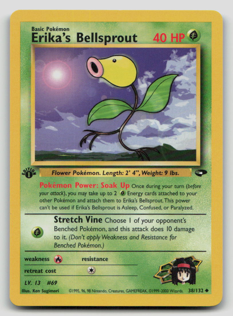 Erika's Bellsprout - [Gym Challenge - 038/132] - 1st Edition NM