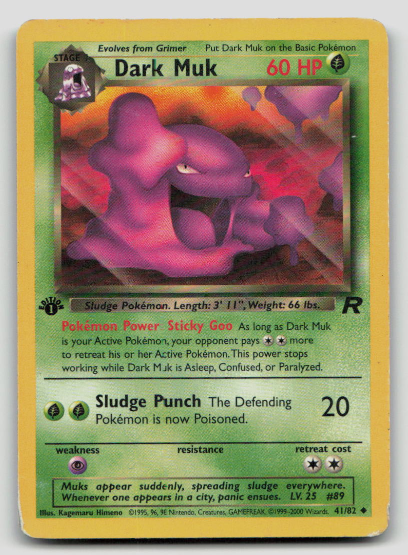 Dark Muk - [Team Rocket - 41/82] - 1st Edition MP