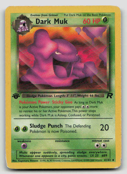Dark Muk - [Team Rocket - 41/82] - 1st Edition MP