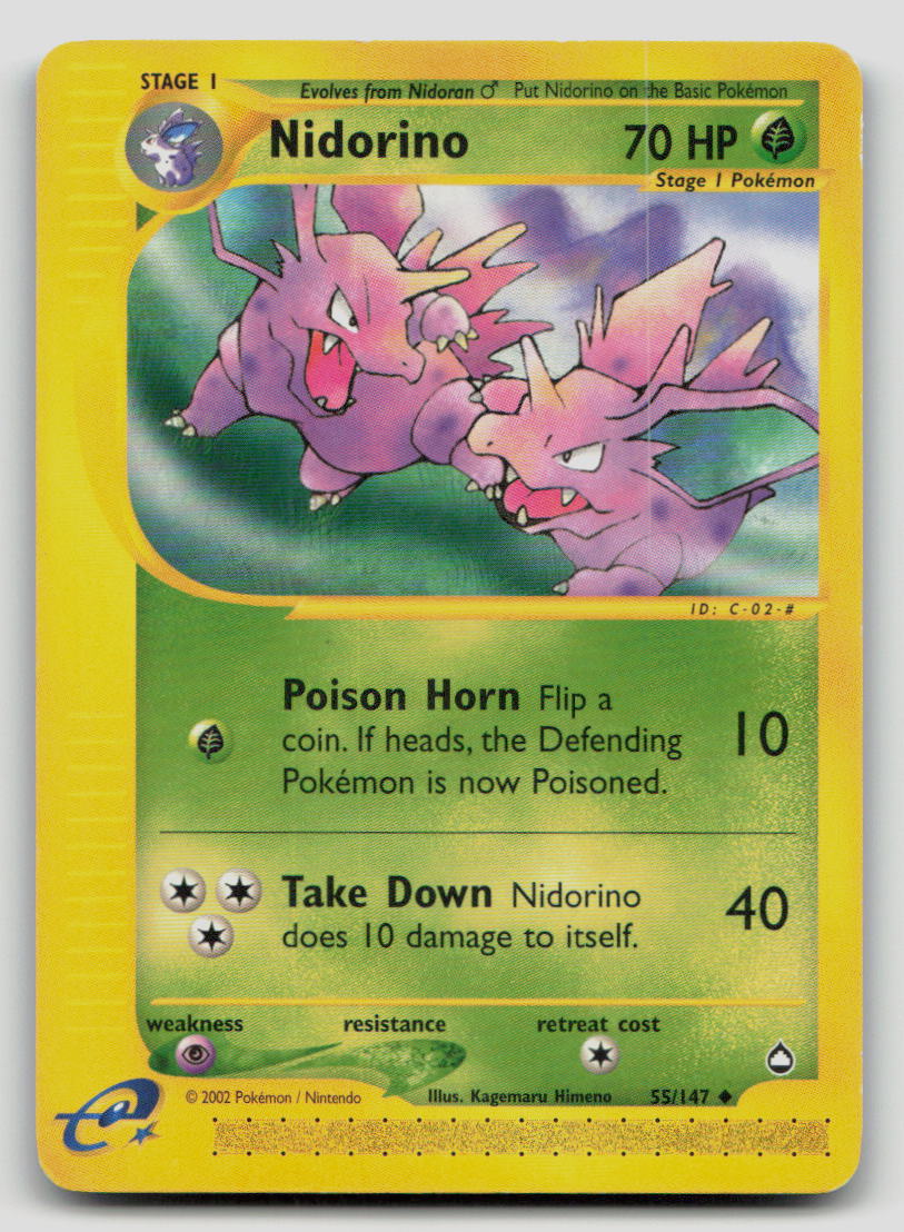 Nidorino - [Aquapolis - 055/147] - LP