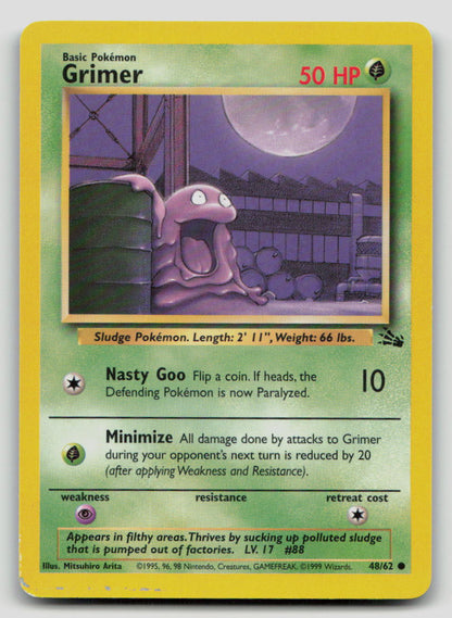 Grimer - [Fossil - 48/62] - Unlimited MP