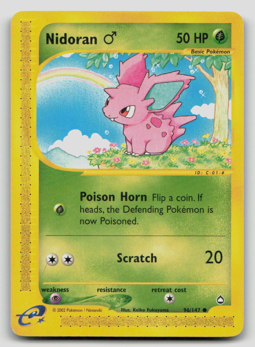 Nidoran M - [Aquapolis - 096/147] - LP