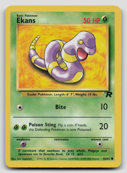 Ekans - [Team Rocket - 56/82] - Unlimited MP
