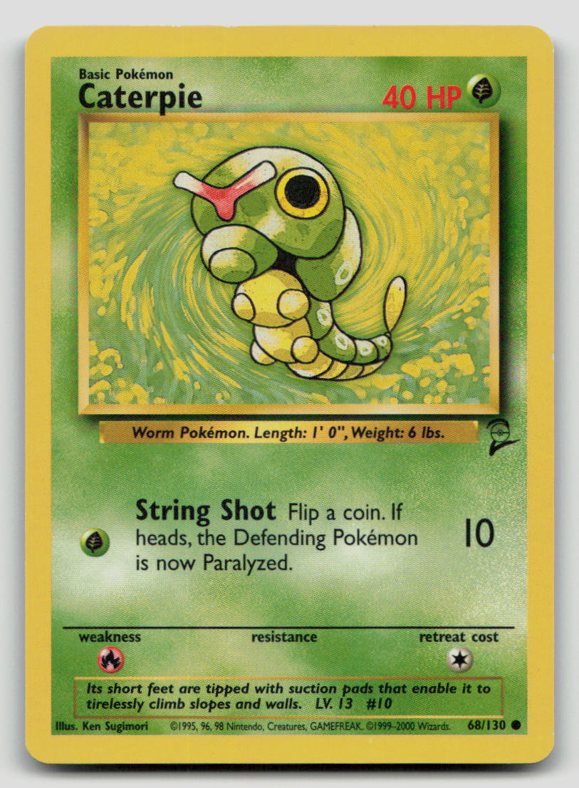Caterpie - [Base Set 2 - 068/130] - LP