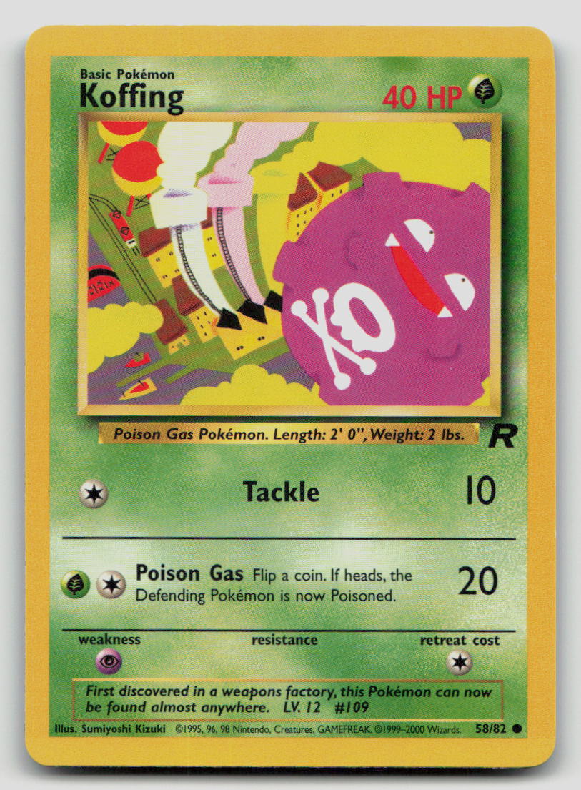 Koffing - [Team Rocket - 58/82] - Unlimited MP