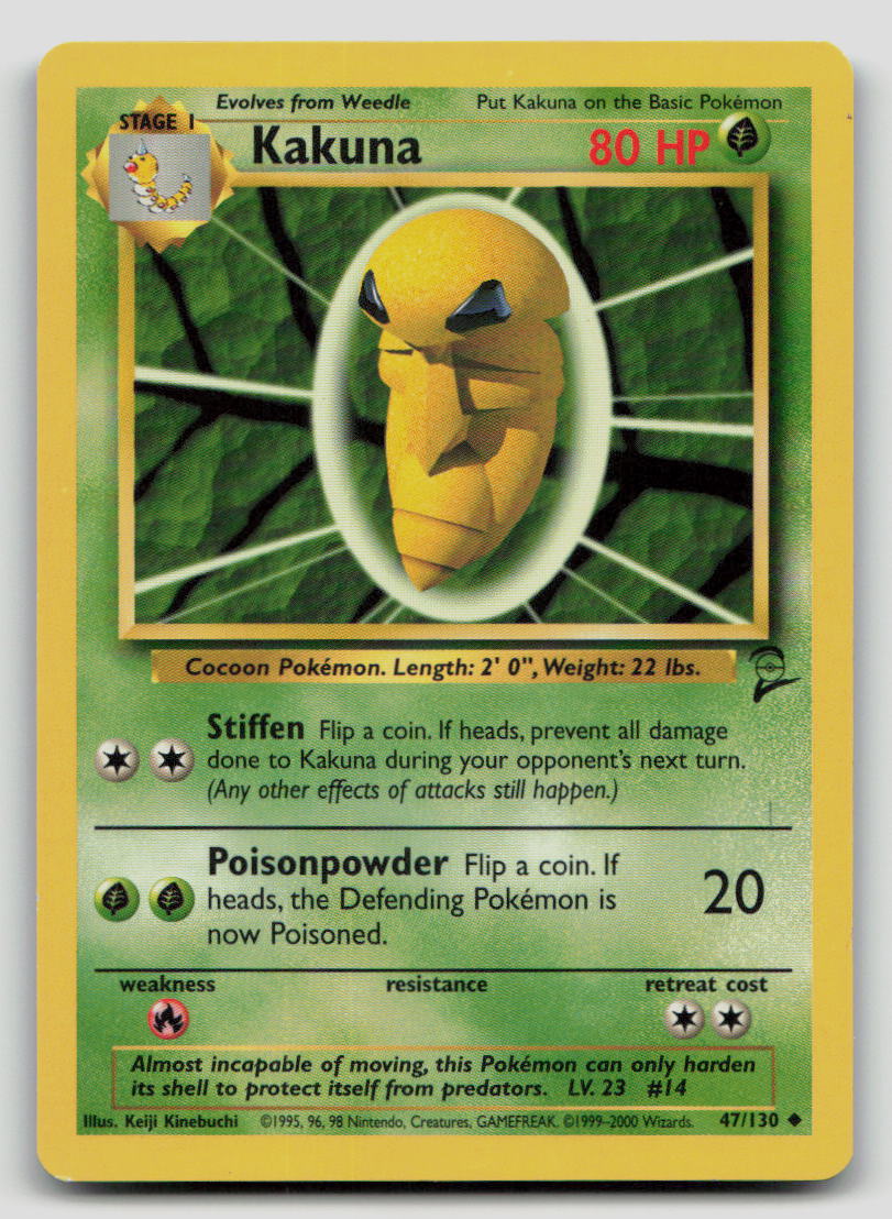 Kakuna - [Base Set 2 - 047/130] - LP