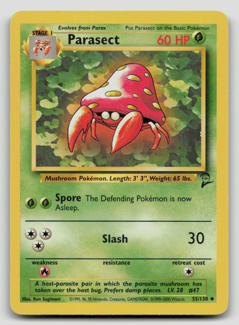 Parasect - [Base Set 2 - 055/130] - LP