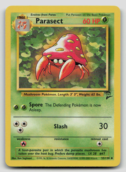 Parasect - [Base Set 2 - 055/130] - LP