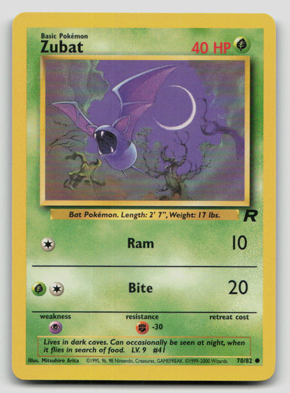 Zubat - [Team Rocket - 70/82] - Unlimited NM